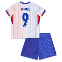 Frankreich Olivier Giroud #9 Fußballbekleidung Auswärtstrikot Kinder EM 2024 Kurzarm (+ kurze hosen)